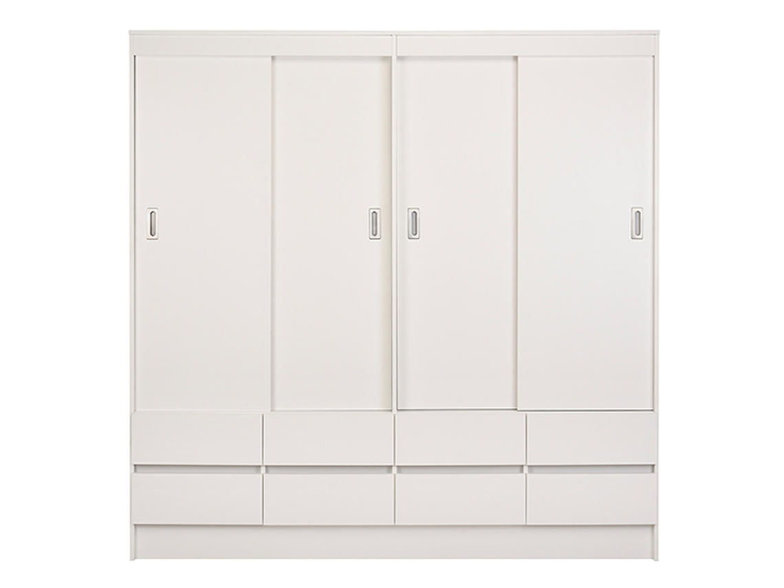 CLOSET CIC MAULE BLANCO 8C 4P 4