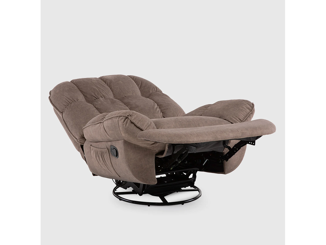 BERGERE VYS SPA BROEN ACERO CAFE RECLINABLE MILANIUM GIRATORIO Y MECEDOR 1