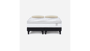 CAMA EUROPEA NEO PLUS KING 180X200 CM + ALMOHADAS ESENCIAL