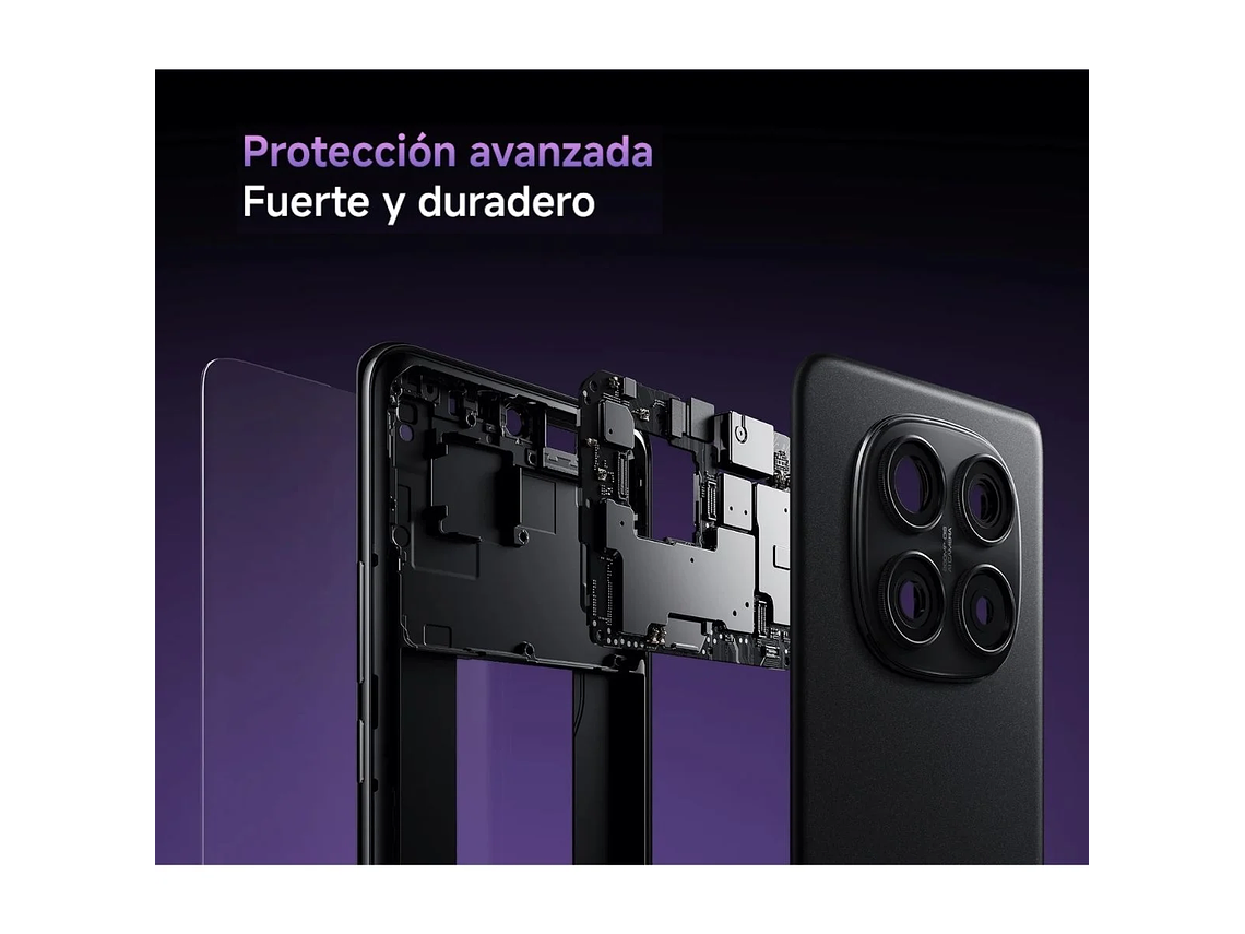 XIAOMI REDMI NOTE 14 PRO 5G 8GB + 256GB NEGRO MEDIANOCHE 5