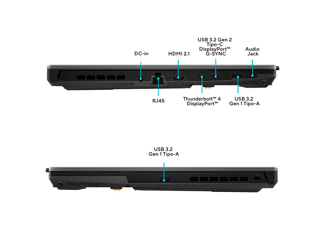 NOTEBOOK GAMER ASUS TUF F15 FX507VV-LP139W INTEL CORE I7 16GB RAM 512GB SSD NVIDIA RTX 4060 15.6 4