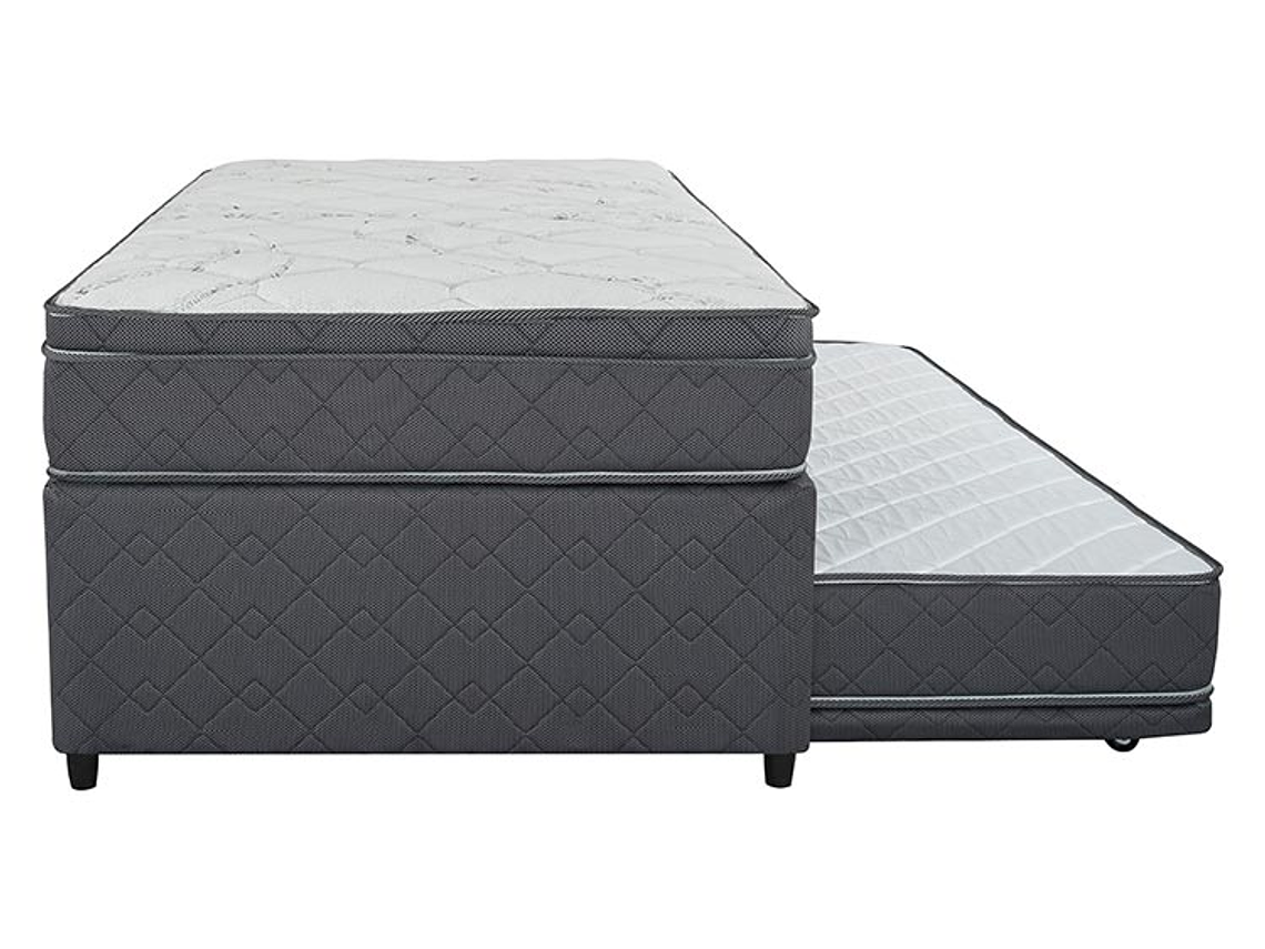 CAMA DIVAN FLEX ESTOCOLMO BOX 1.5 PLAZAS GRIS 2