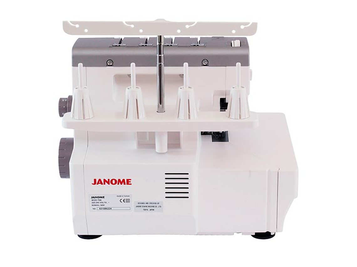 MÁQUINA OVERLOCK JANOME AIRTHREAD 2000D 8
