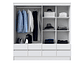 CLOSET CIC MAULE BLANCO 8C 4P - Miniatura 6