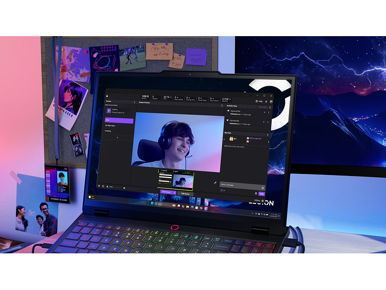 NOTEBOOK GAMER LEGION 5I 10MA GEN INTEL CORE ULTRA 9 32GB RAM 1TB SSD NVIDIA RTX 5070 15,1' WQXGA 6