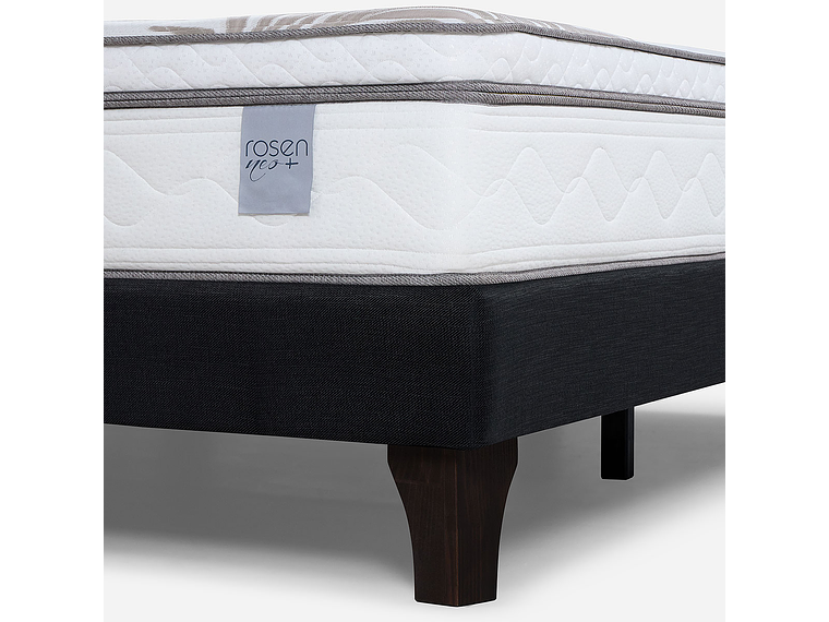 CAMA EUROPEA NEO PLUS KING 180X200 CM + ALMOHADAS ESENCIAL 3