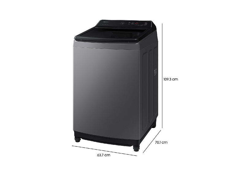 LAVADORA CARGA SUPERIOR SAMSUNG WA19CG6441BD 19KG GRAFITO 2