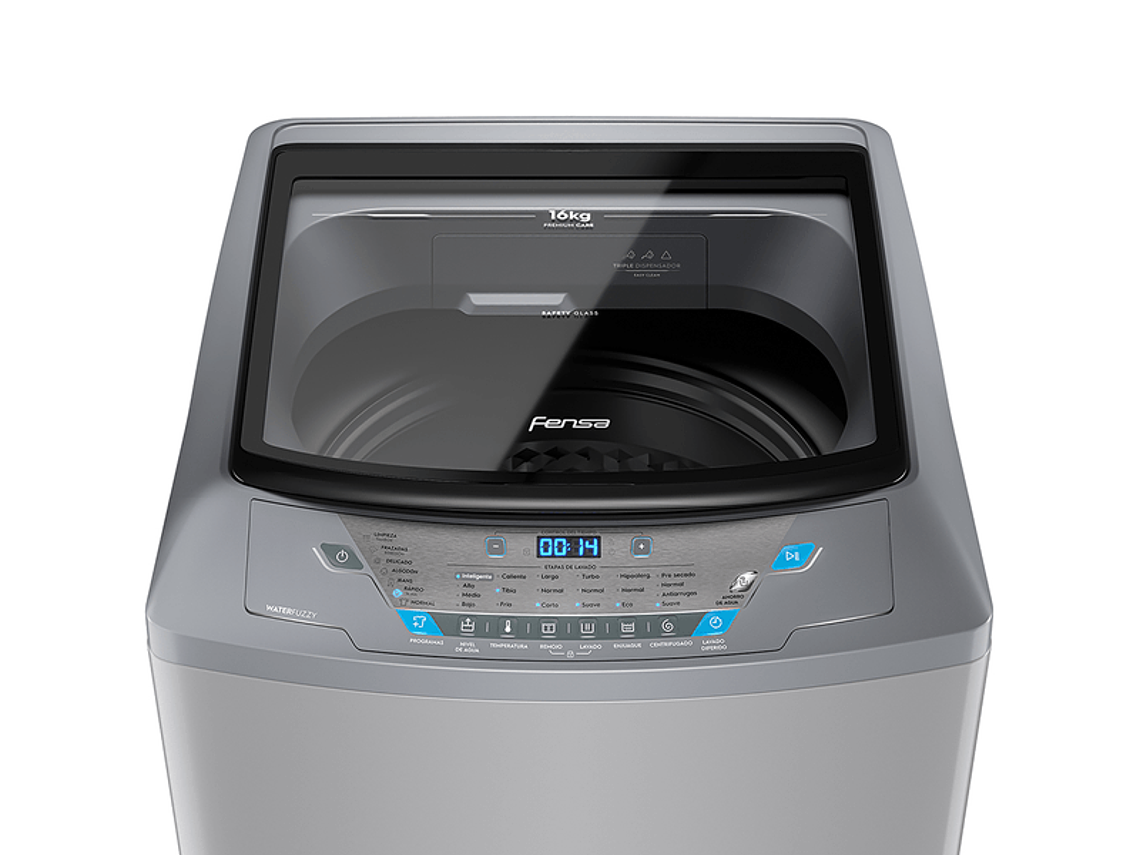 LAVADORA AUTOMÁTICA PREMIUM CARE 16SZ FENSA CARGA SUPERIOR 16KG 6