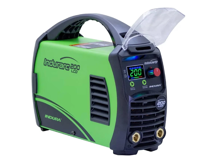 SOLDADORA INVERTER INDURA 200 LCD, PORTATIL Y DURADERA 2