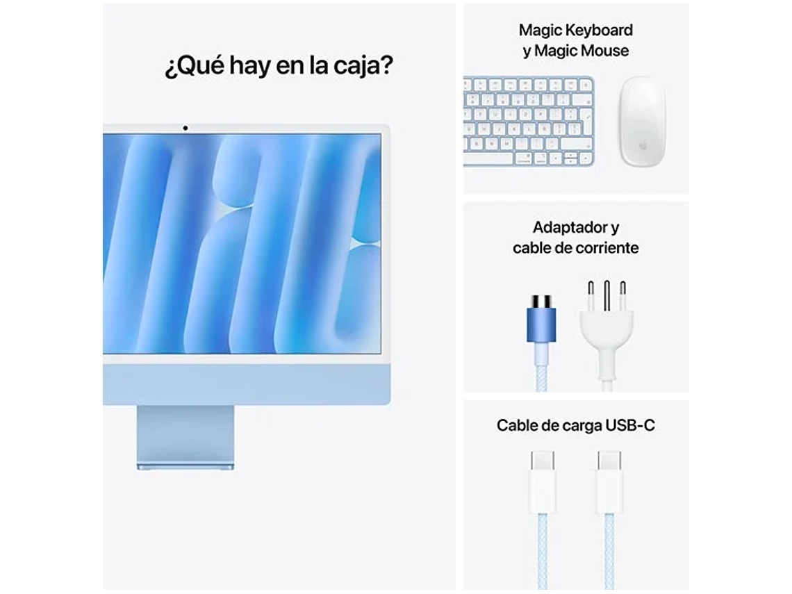 IMAC M4 (CPU 10NUC Y GPU 10NUC) 16GB RAM 256GB SSD 24” 9