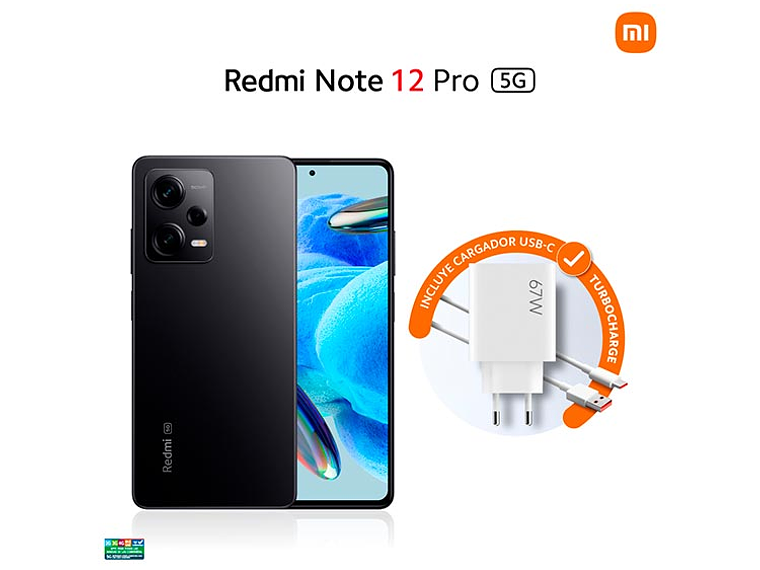 CELULAR XIAOMI REDMI NOTE 12 PRO 5G 256 GB 8 GB RAM 16MP 6.6