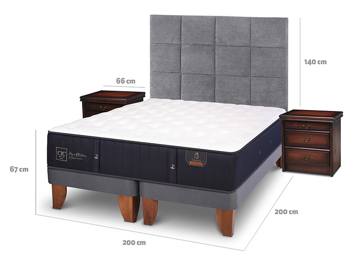 CAMA EUROPEA CIC PREMIUM SUPER KING + SET TAMESIS 3
