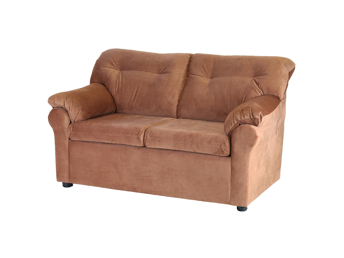 JUEGO LIVING MUEBLES AMÉRICA 321 TELA TOSTADO 3