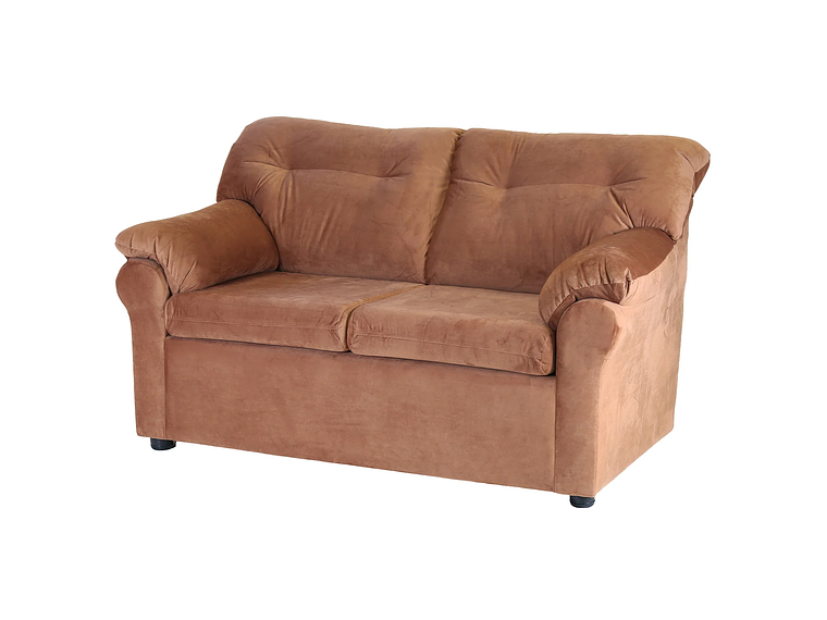 JUEGO LIVING MUEBLES AMÉRICA 321 TELA TOSTADO 3