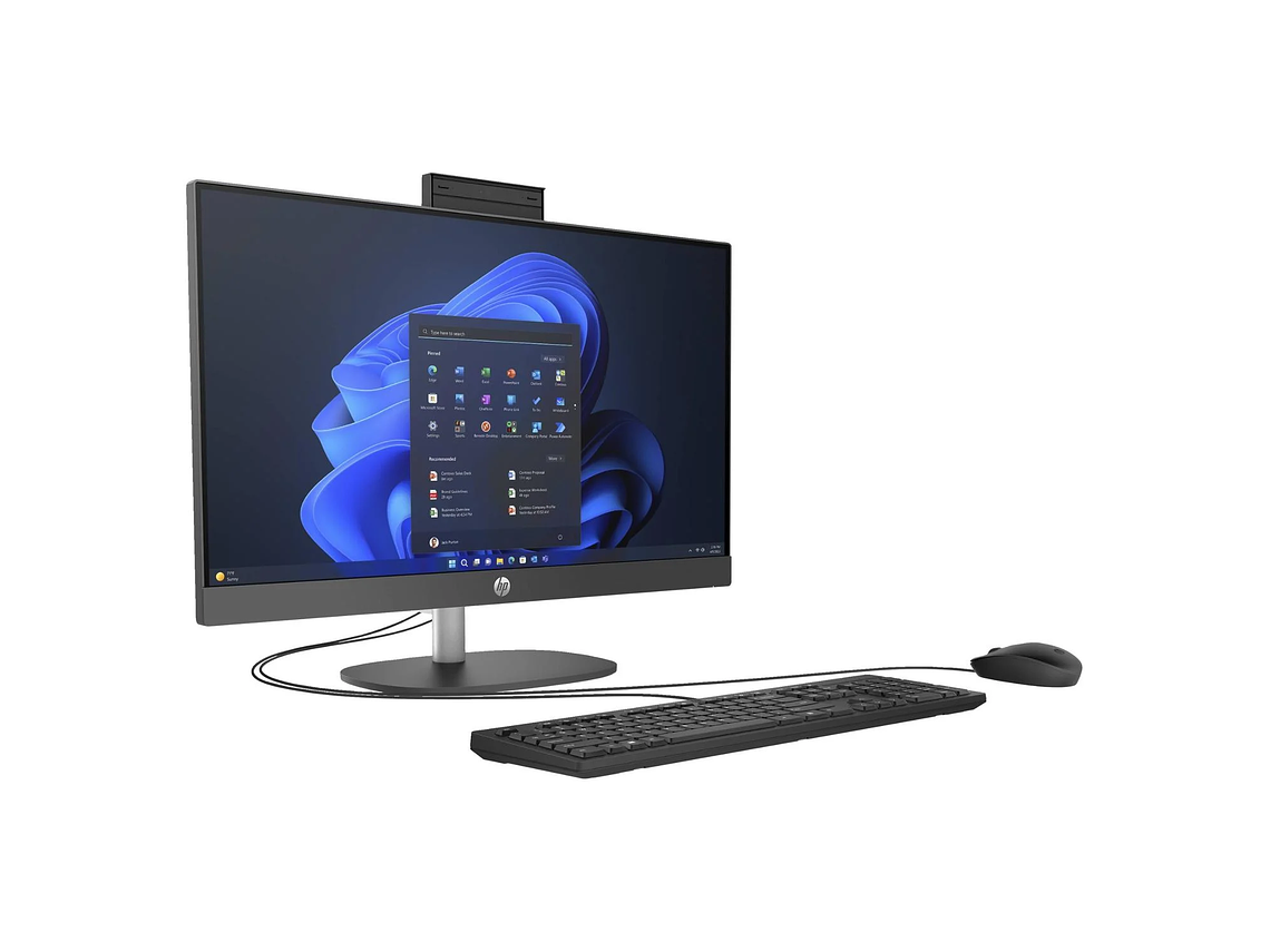 PC TODO EN UNO HP PROONE 245 G10 AMD RYZEN 5 7520U W11PRO 16GB 512GB 23.8' 3