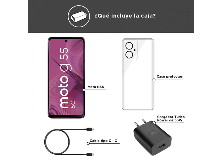 MOTOROLA MOTO G55 PINK 8+256GB 5