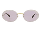 GAFAS DE SOL GUCCI DE METAL CON MONTURA REDONDA PARA MUJER EN DORADO VIOLETA - Miniatura 4