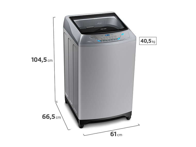 LAVADORA AUTOMÁTICA PREMIUM CARE 16SZ FENSA CARGA SUPERIOR 16KG 8