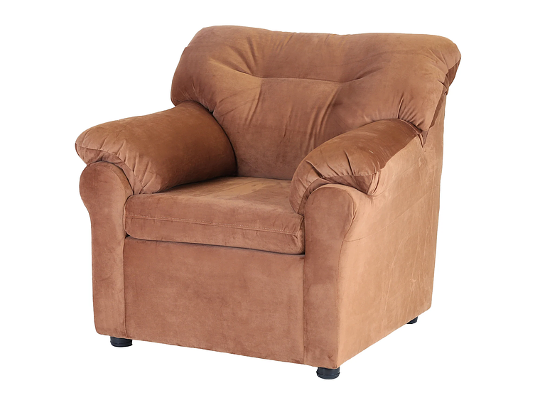 JUEGO LIVING MUEBLES AMÉRICA 321 TELA TOSTADO 4