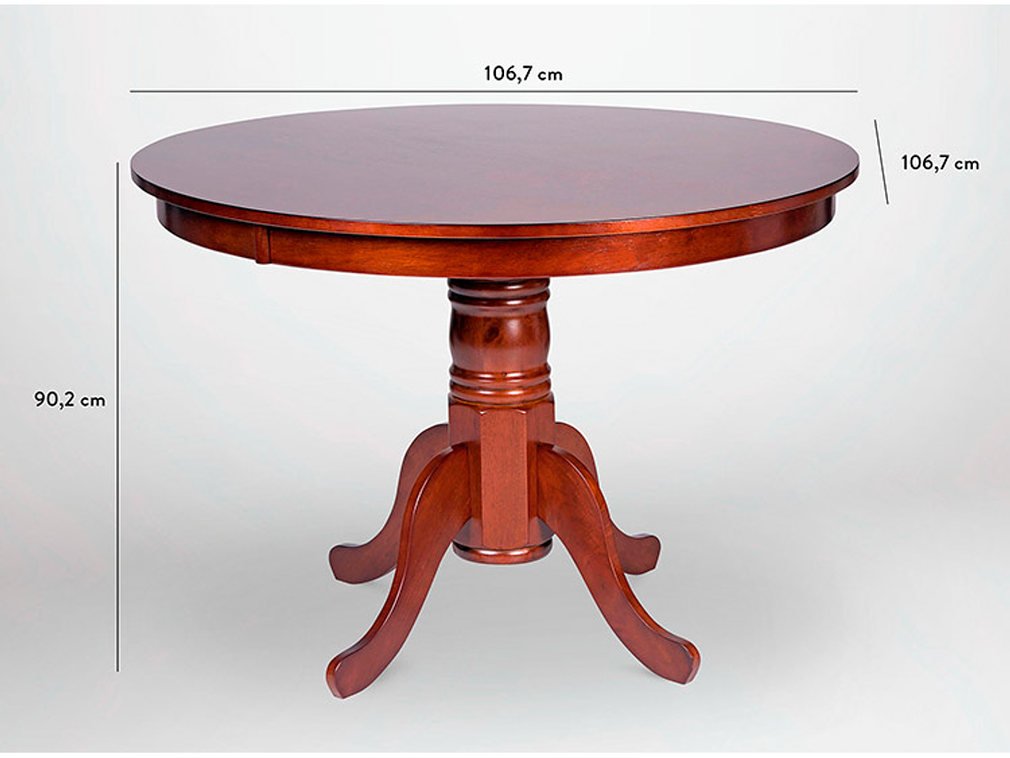 JUEGO DE COMEDOR CIC CALABRIA 4 SILLAS ARENA CHOCOLATE 6