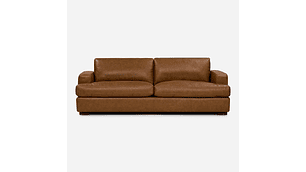 SOFÁ ROSEN TARANNA 3,5 CUERPOS CUERO CAMEL