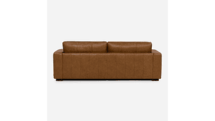 SOFÁ ROSEN TARANNA 3,5 CUERPOS CUERO CAMEL