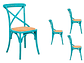 KIT 4 SILLAS SPAZZIO RETRO - Miniatura 2