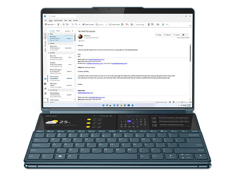 NOTEBOOK LENOVO YOGA BOOK 9I GEN 9 INTEL CORE ULTRA 7 32 GB RAM 1 TB SSD TOUCH 13.3 1