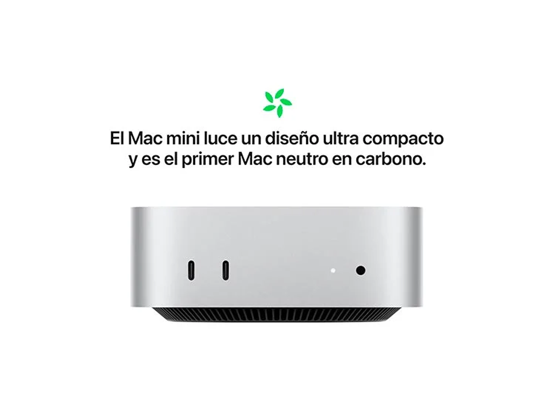 MAC MINI M4 (CPU 10NUC Y GPU 10NUC) 16GB RAM 256GB SSD 4
