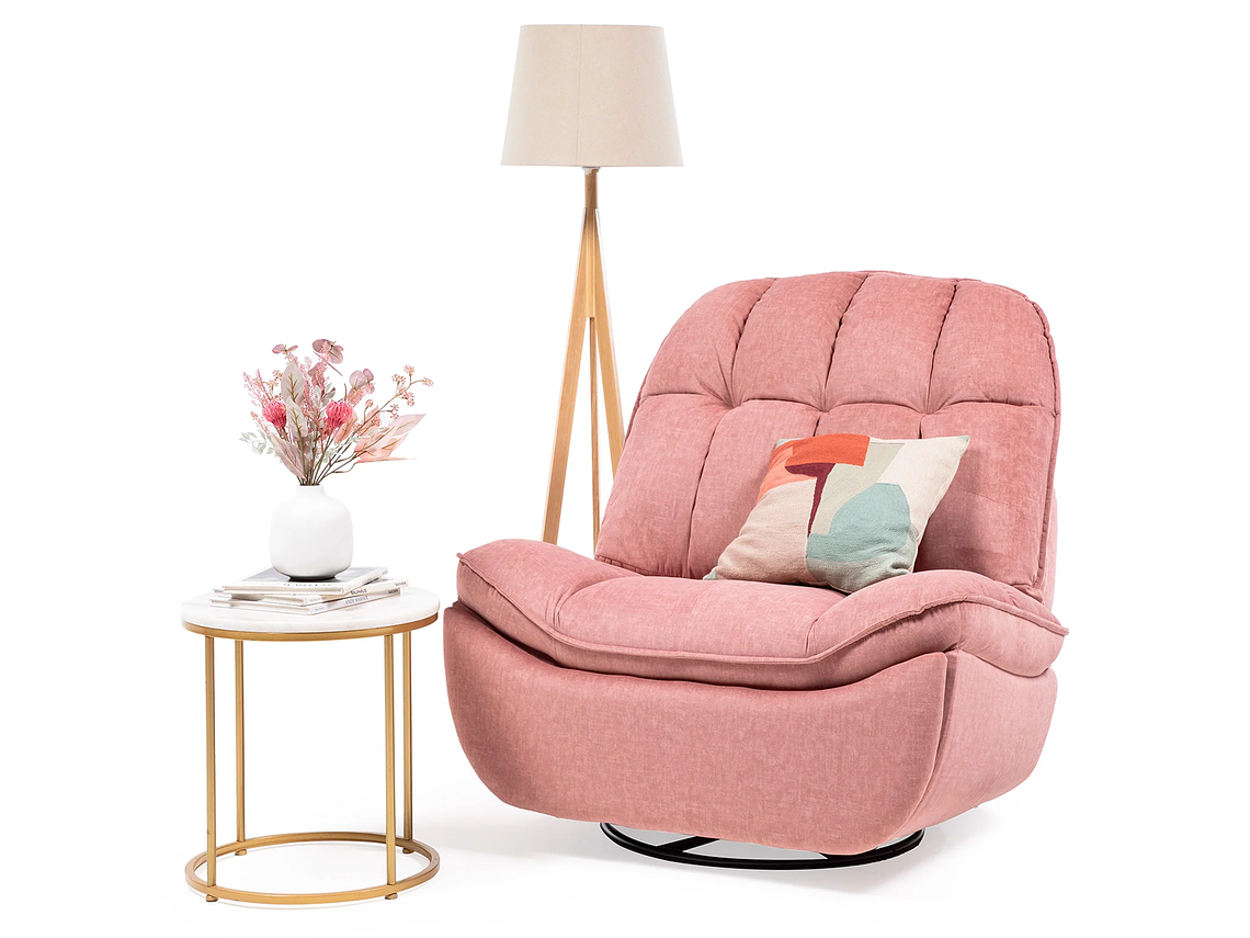 BERGERE MILLENIUM PINK: MECEDOR, GIRATORIO Y RECLINABLE 3