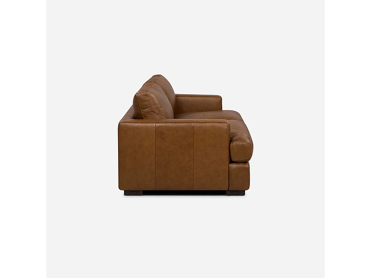 SOFÁ ROSEN TARANNA 3,5 CUERPOS CUERO CAMEL 3