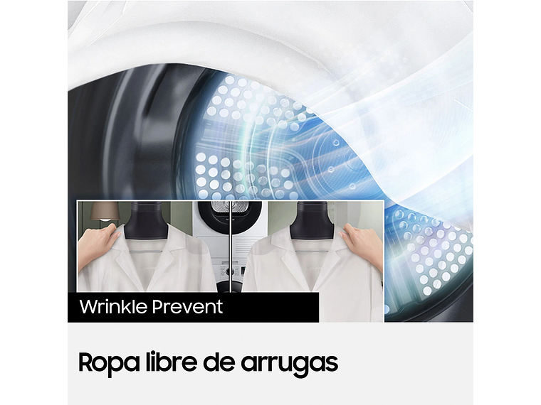 SECADORA DE ROPA BOMBA DE CALOR SAMSUNG DV90TA040BE 9KG BLANCO 8