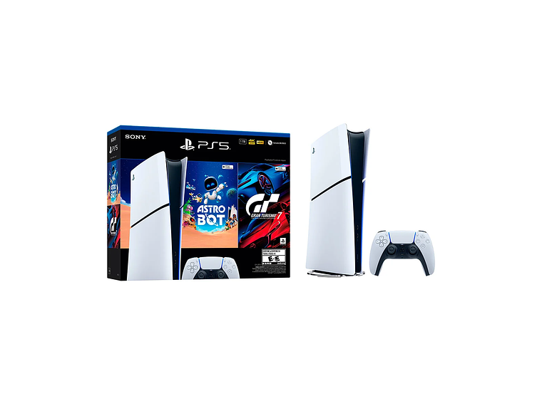 CONSOLA PLAYSTATION 5 EDICIÓN DIGITAL CON ASTRO BOT Y GRAN TURISMO 7 1