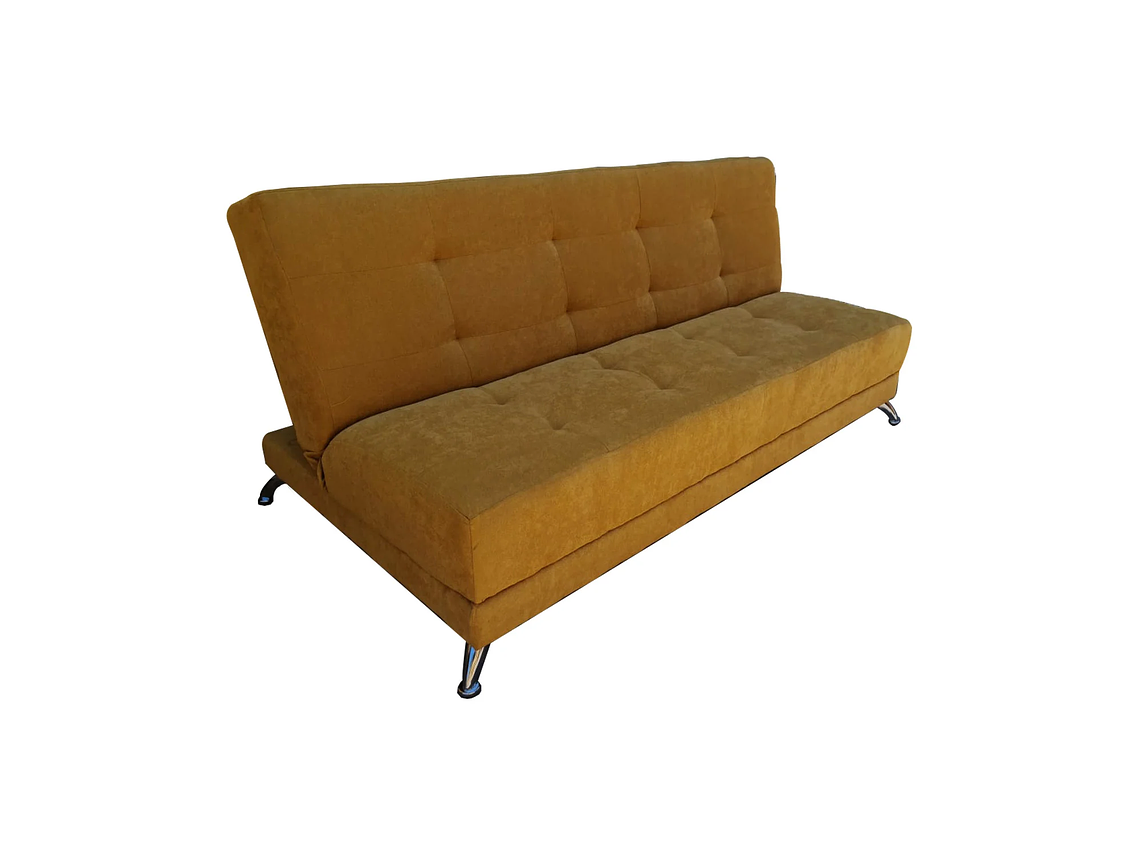 FUTON CAMA HVM PATAGONIA 15P AMARILLO FELPA PMETAL 1