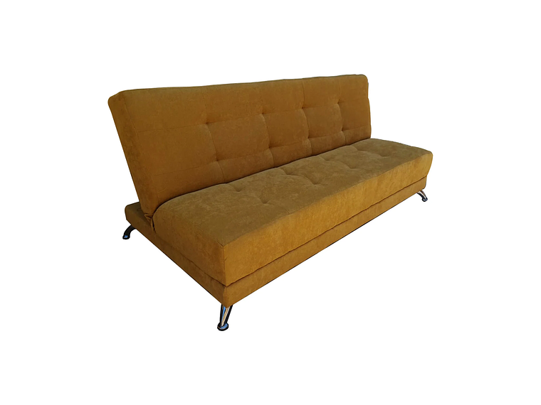 FUTON CAMA HVM PATAGONIA 15P AMARILLO FELPA PMETAL 1