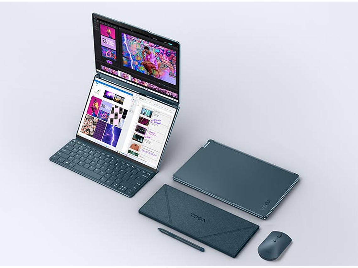 NOTEBOOK LENOVO YOGA BOOK 9I GEN 9 INTEL CORE ULTRA 7 32 GB RAM 1 TB SSD TOUCH 13.3 3