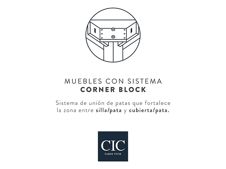 JUEGO DE COMEDOR CIC CALABRIA CHOCOLATE 4S 4