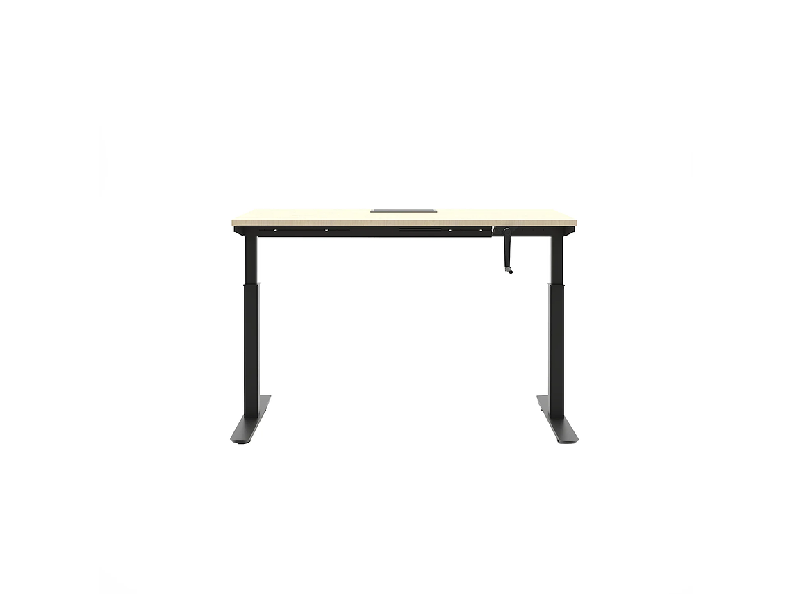 ESCRITORIO NEO AJUSTABLE CON PASACABLES 140X60 1