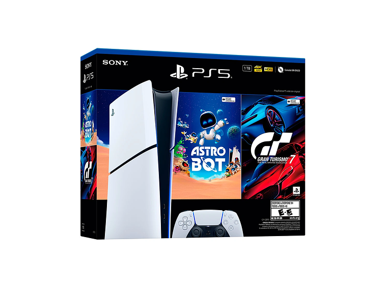 CONSOLA PLAYSTATION 5 EDICIÓN DIGITAL CON ASTRO BOT Y GRAN TURISMO 7 4