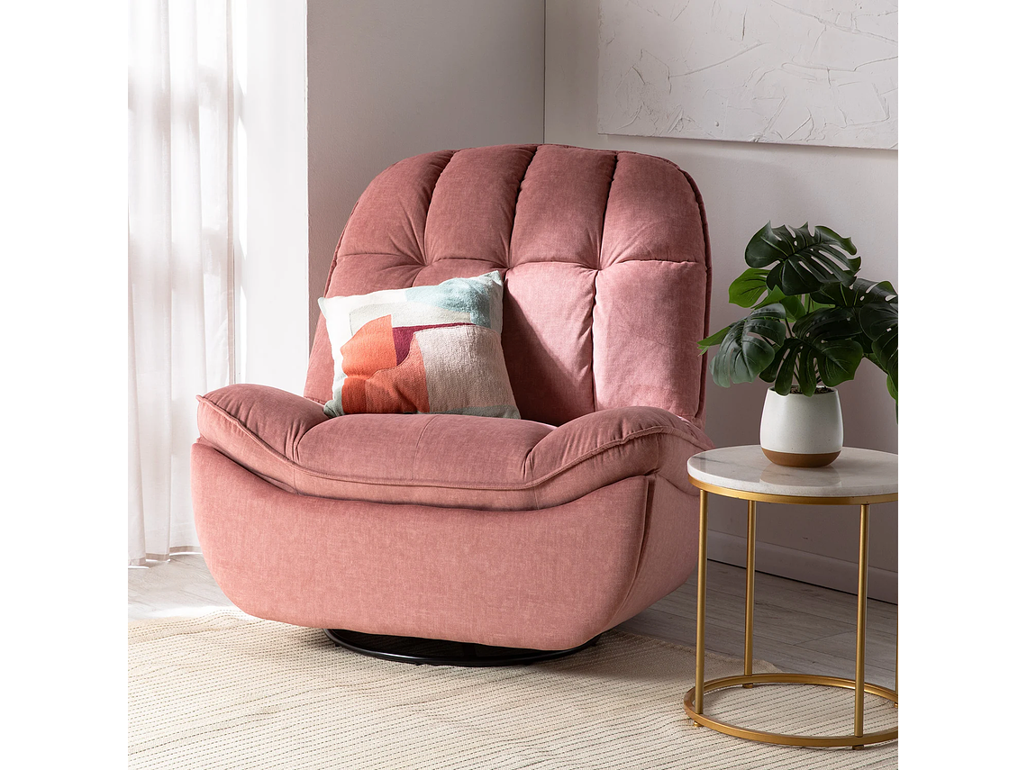 BERGERE MILLENIUM PINK: MECEDOR, GIRATORIO Y RECLINABLE 7
