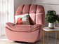 BERGERE MILLENIUM PINK: MECEDOR, GIRATORIO Y RECLINABLE - Miniatura 7