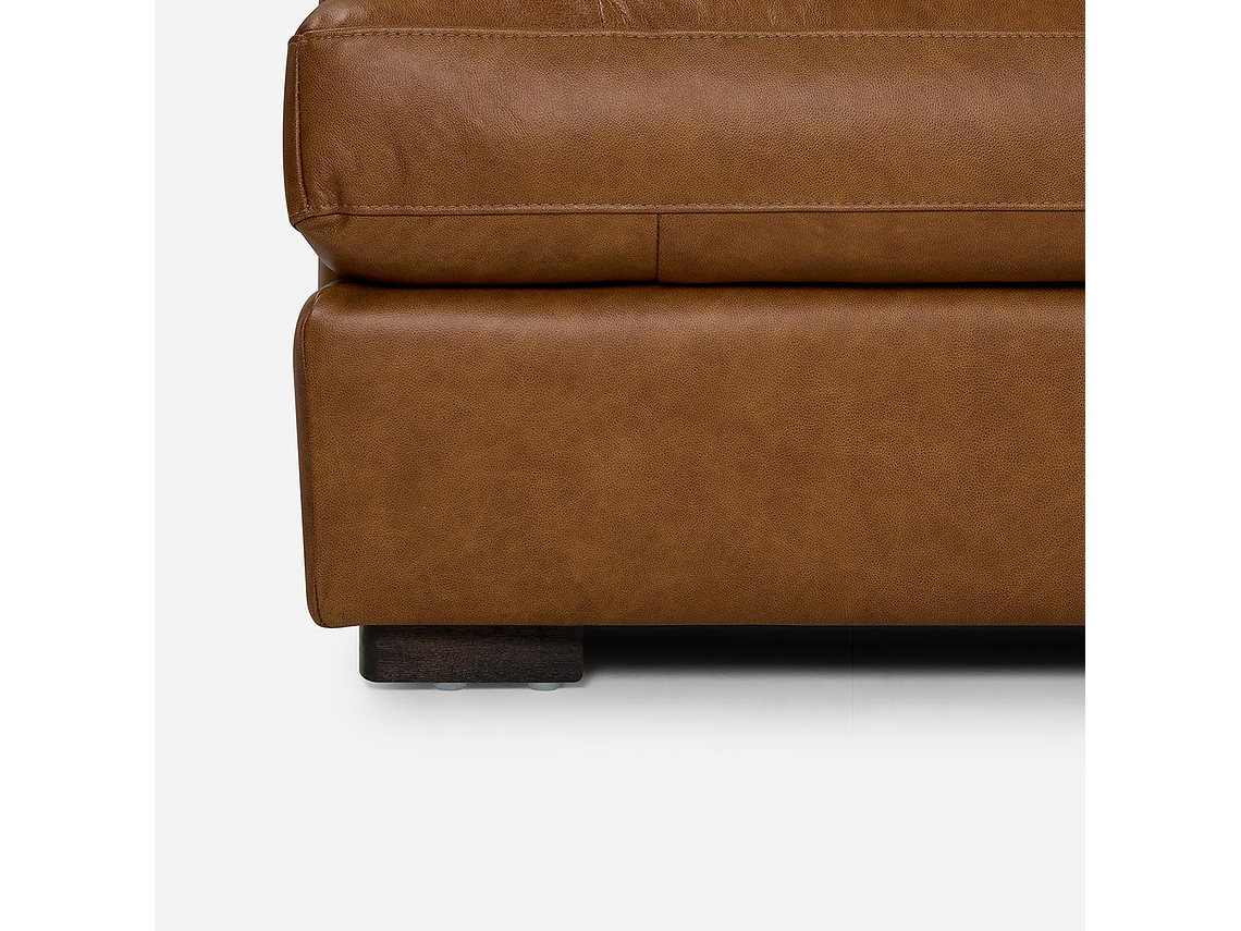 SOFÁ ROSEN TARANNA 3,5 CUERPOS CUERO CAMEL 7