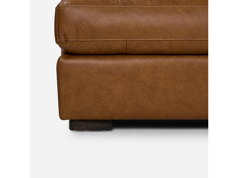 SOFÁ ROSEN TARANNA 3,5 CUERPOS CUERO CAMEL 7