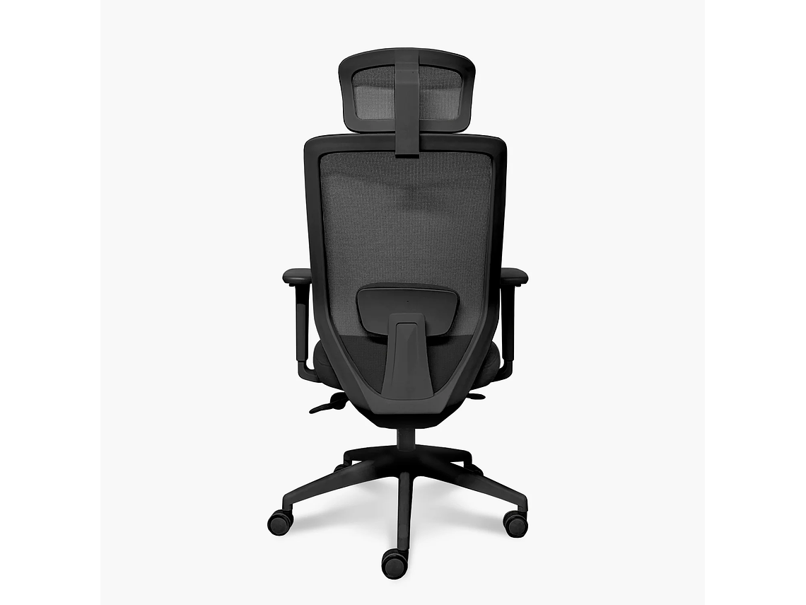 SILLA OFICINA FOCUS NEGRO CON CABECERO FORM 4