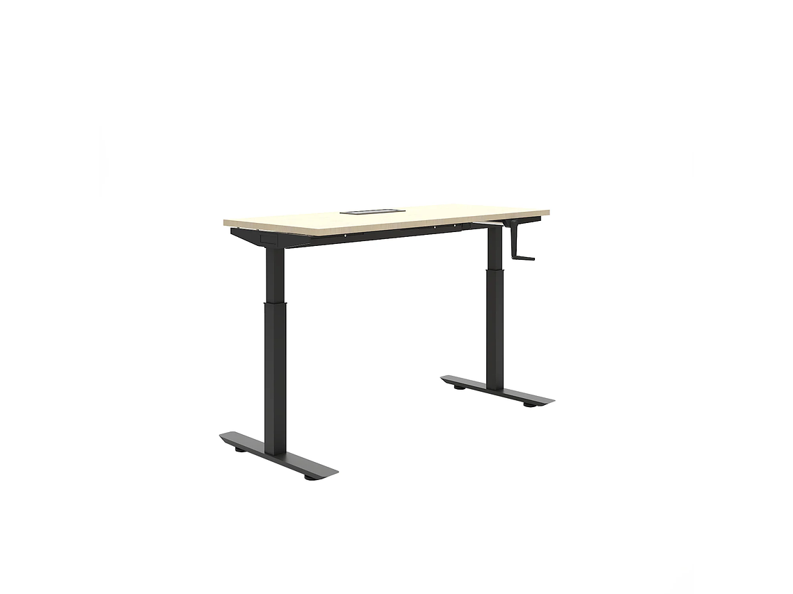 ESCRITORIO NEO AJUSTABLE CON PASACABLES 140X60 3