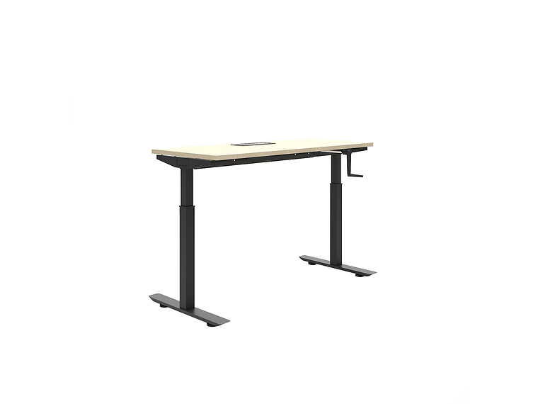 ESCRITORIO NEO AJUSTABLE CON PASACABLES 140X60 3