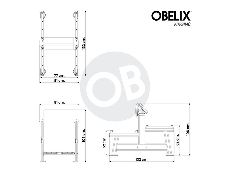 Banco Scott V8 Series | Obelix 4