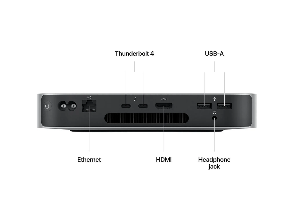 MAC APPLE Z16K000R8 MINI M2 8/10 CORE GPU 16GB RAM 512GB SSD SILVER 5