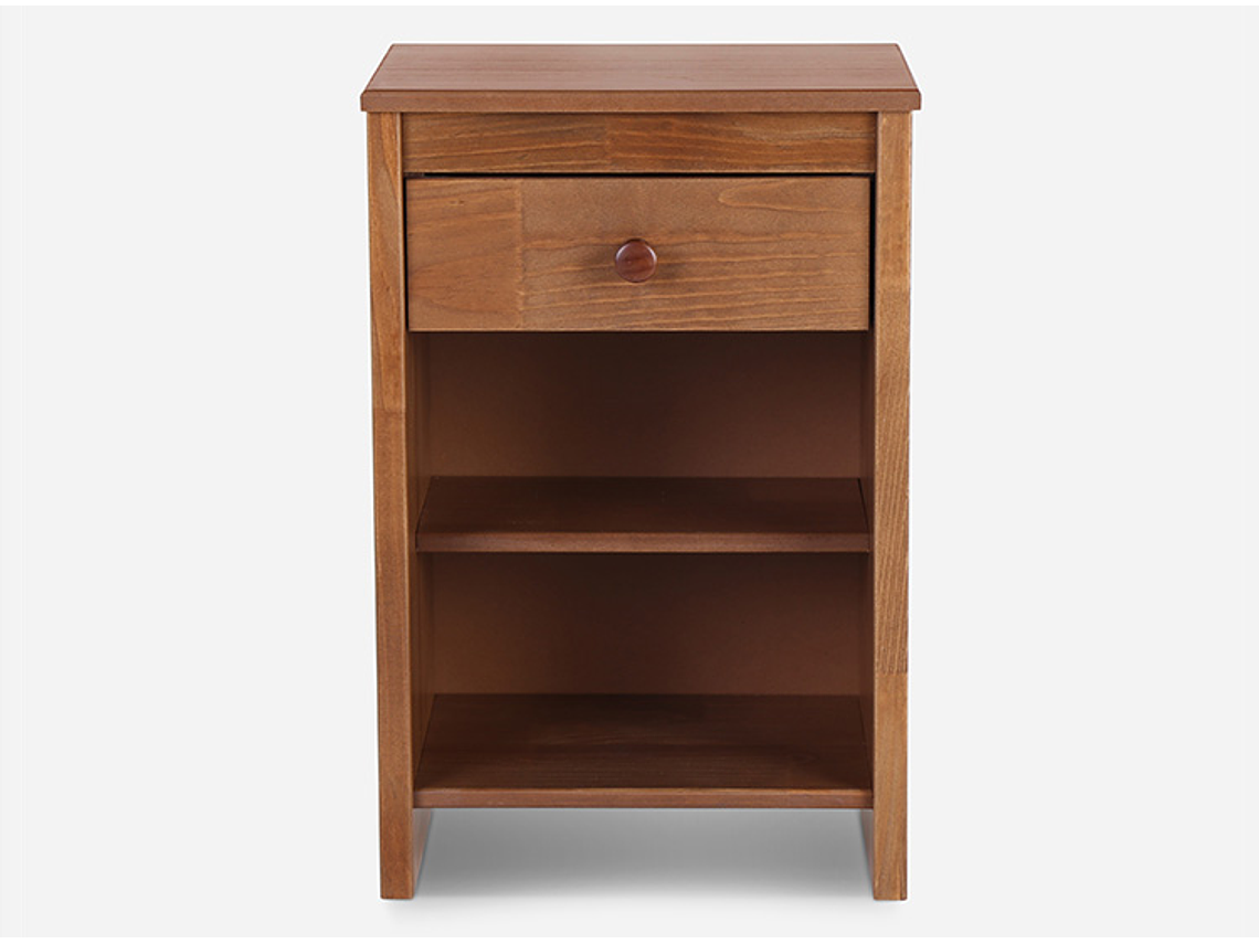 JUEGO DE DORMITORIO ROSEN CAMA EUROPEA ERGO T NEW 1.5 PLAZAS + VELADOR FERRARA + ALMOHADA 3