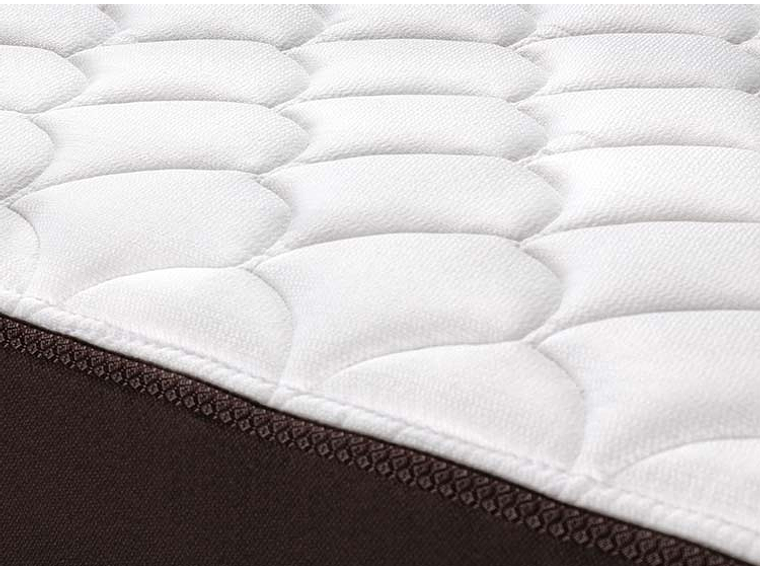 JUEGO DE DORMITORIO ROSEN CAMA EUROPEA ERGO T NEW 1.5 PLAZAS + VELADOR FERRARA + ALMOHADA 5